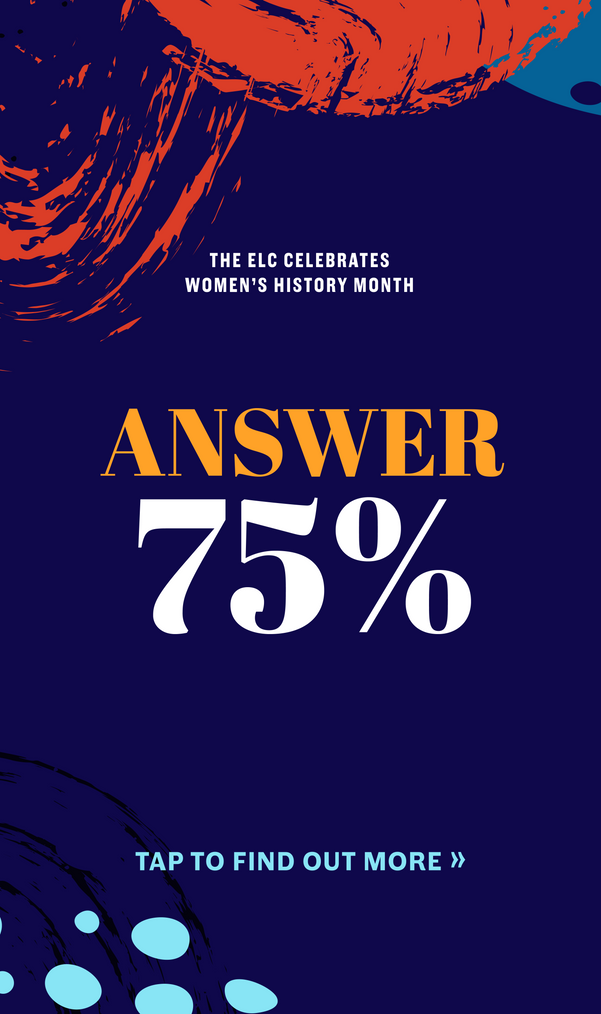 Women's History Month: Story  Poll Statistic