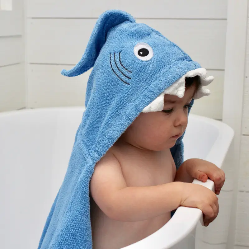 Thumbnail: Shark Hooded Towel