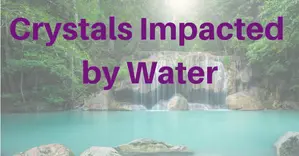 Not All Crystals Mix With Water