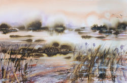 Sunset at Thrupp Lake