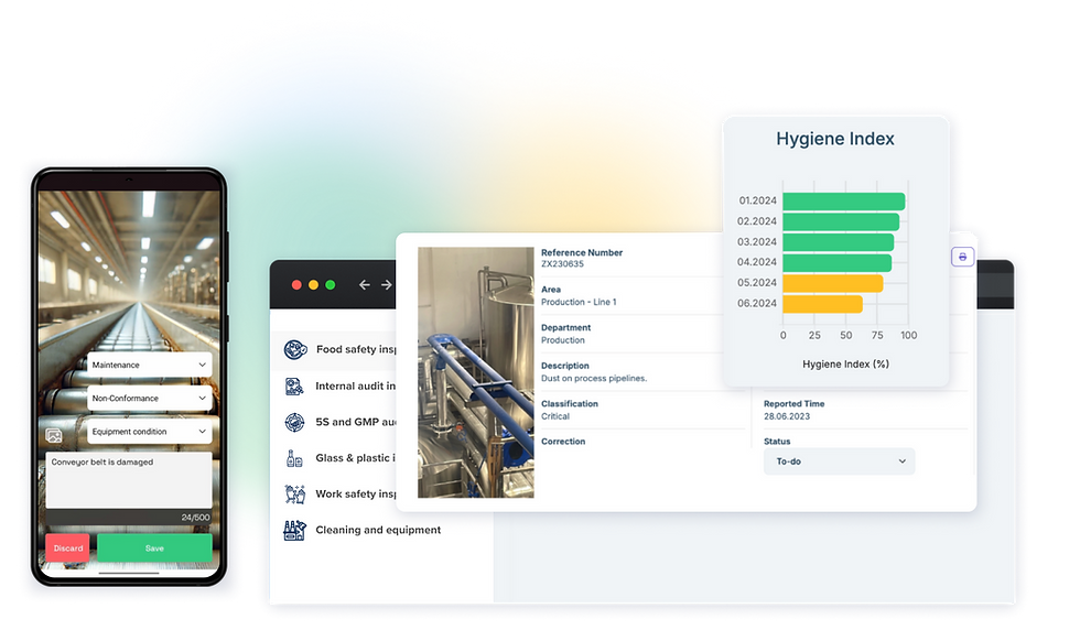 Food safety inspection software Inspectle