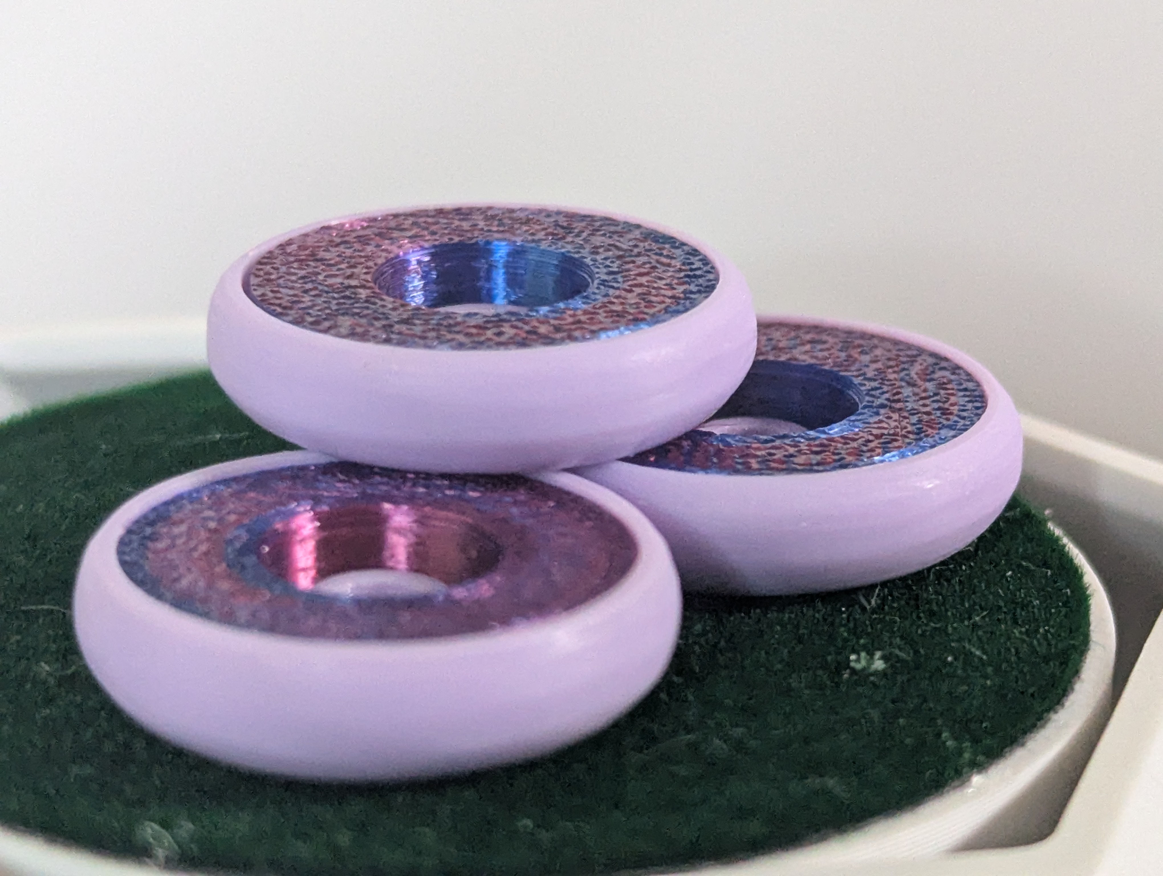 U-Paint Lilac/Metallic 3dRev Control OR Attack Bases & Blank Figures