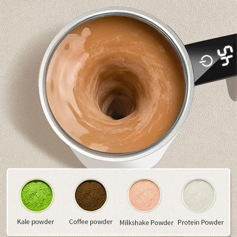 Miniatura: Caneca Inteligente com Agitação Automática e Display Digital de Temperatur