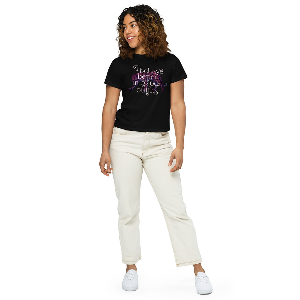 Thumbnail: I Behave Better High-Waisted Tee