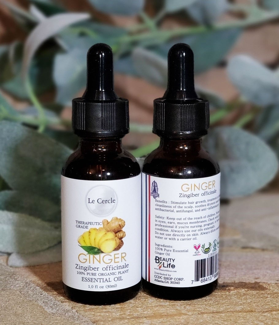 GINGER (Zingiber officinale) 100% Pure & Natural Essential Oil