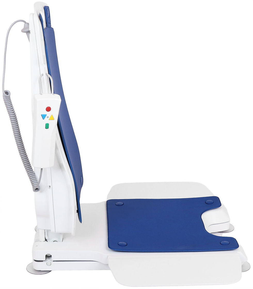 Miniaturbild: Badewannenlift Bellavita NOVA mit Bezug Classic blau