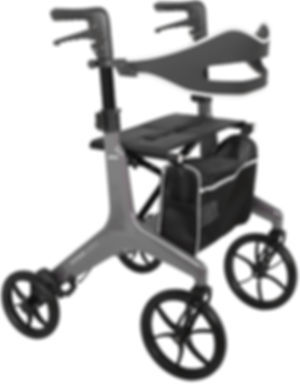 Drive DeVilbiss Premium-Rollator AeroWalk™ Carbon - Farbe: Grau