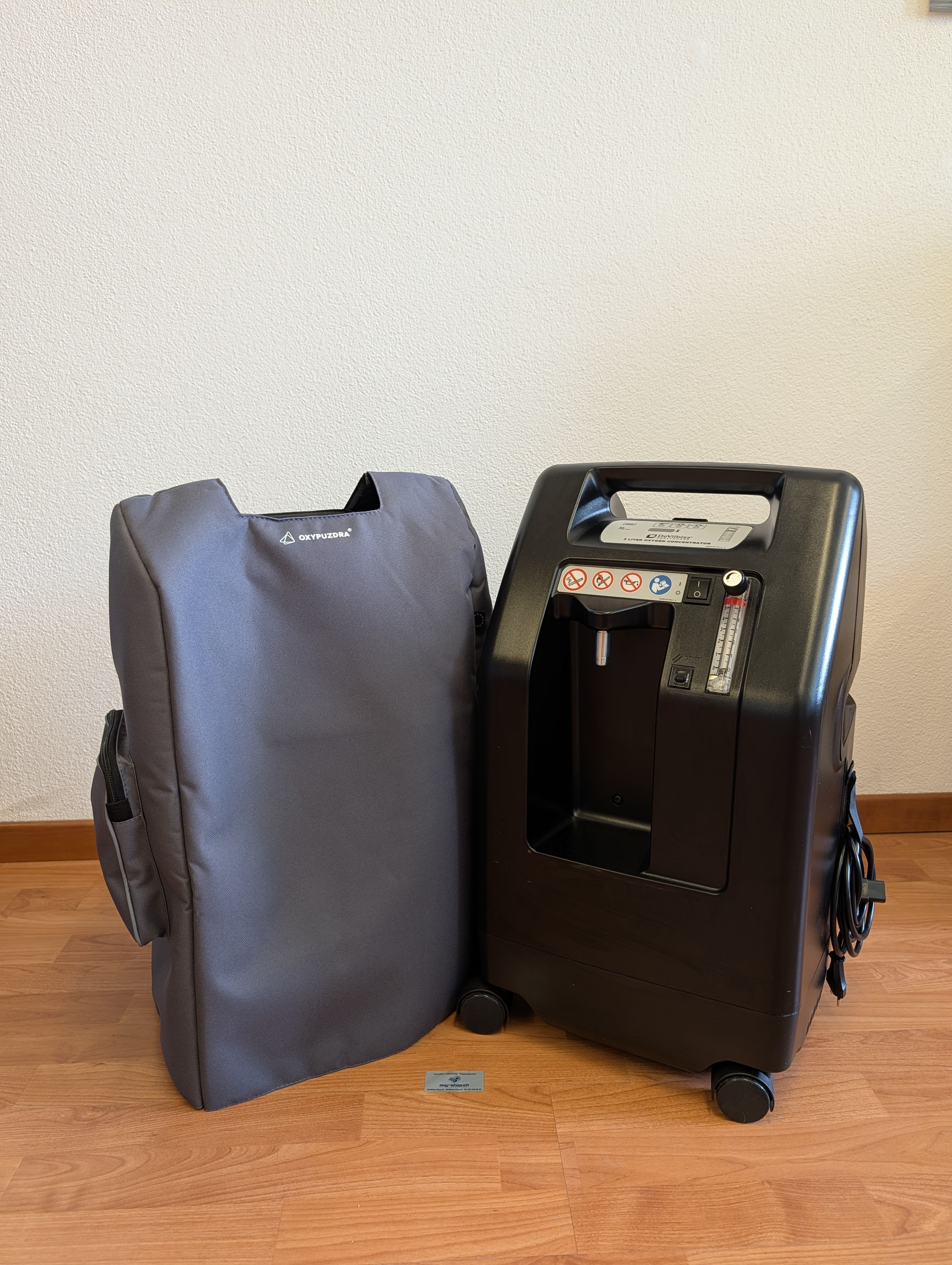 Transporthülle DeVilbiss 525 & 1025 ¬ GCE M50 Compact in GRAU