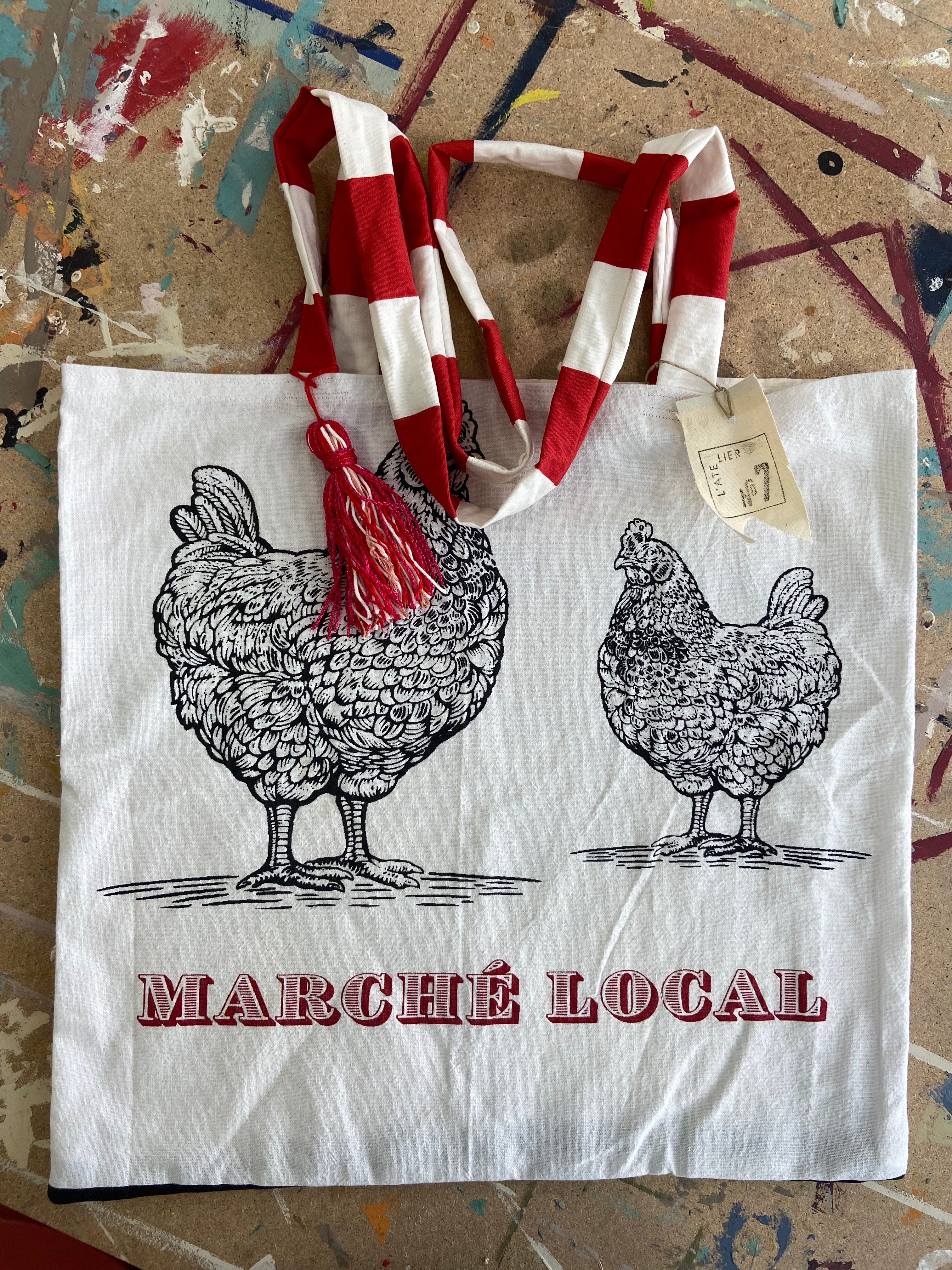 Tote bag Marché local