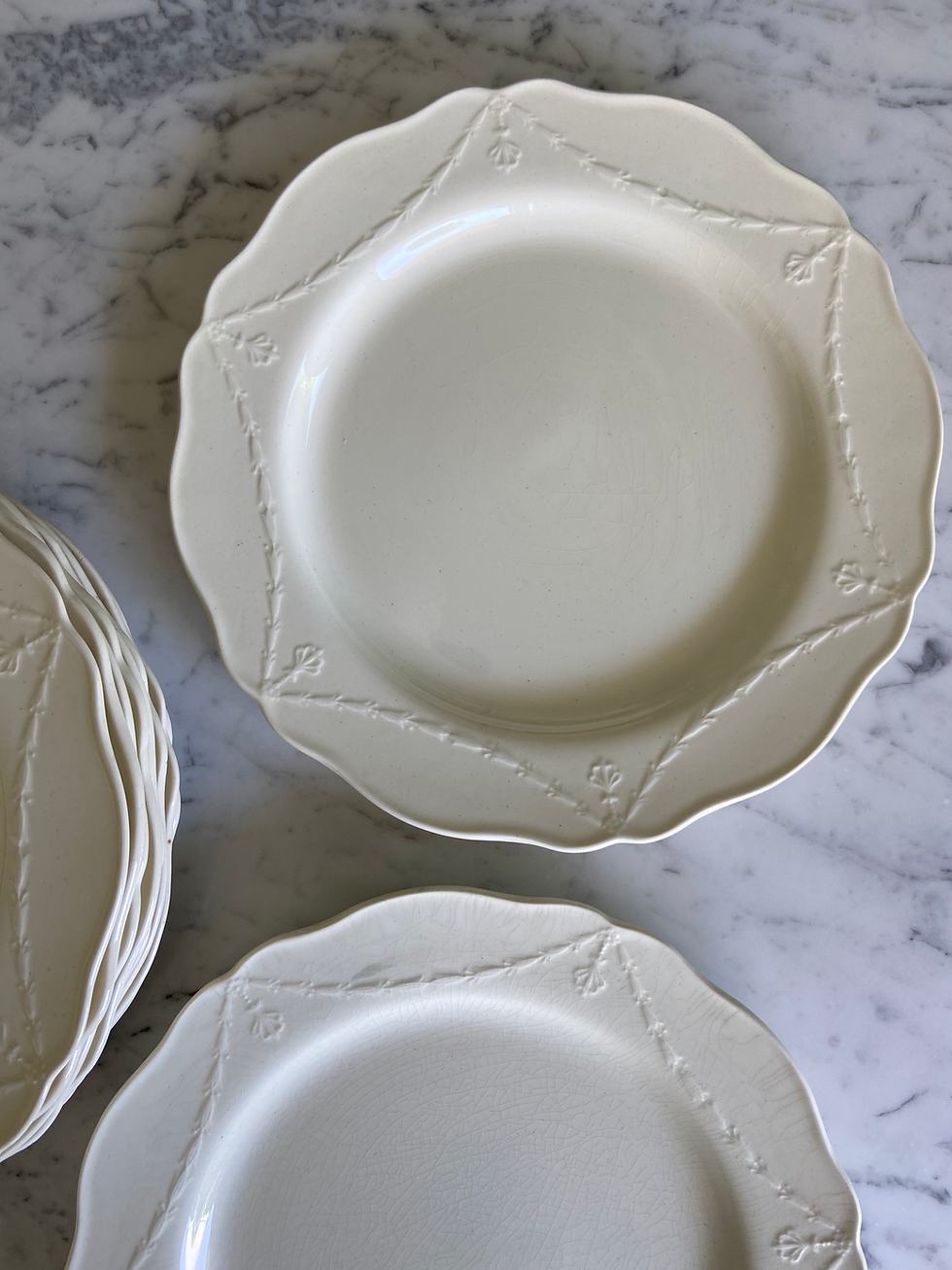 Assiettes plates grandes 