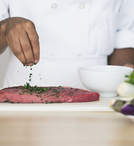 Seasoning Steak