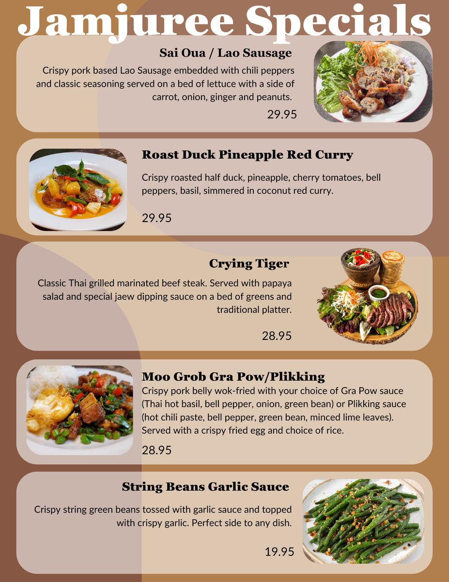 Jamjuree Thai Cuisine