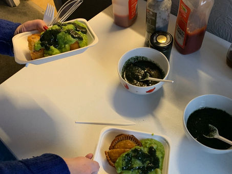 Pie 'n' Peas for 74 please