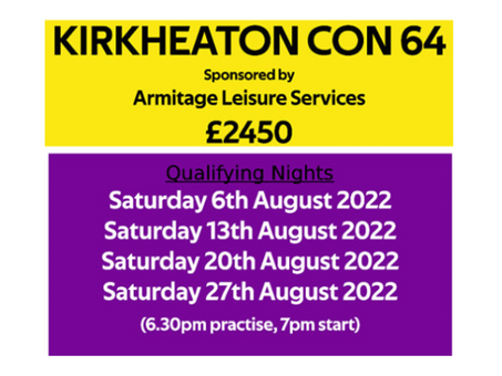 Kirkheaton Con '64 now full