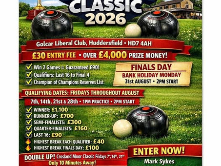 Golcar Classic £4,000+ prize fund