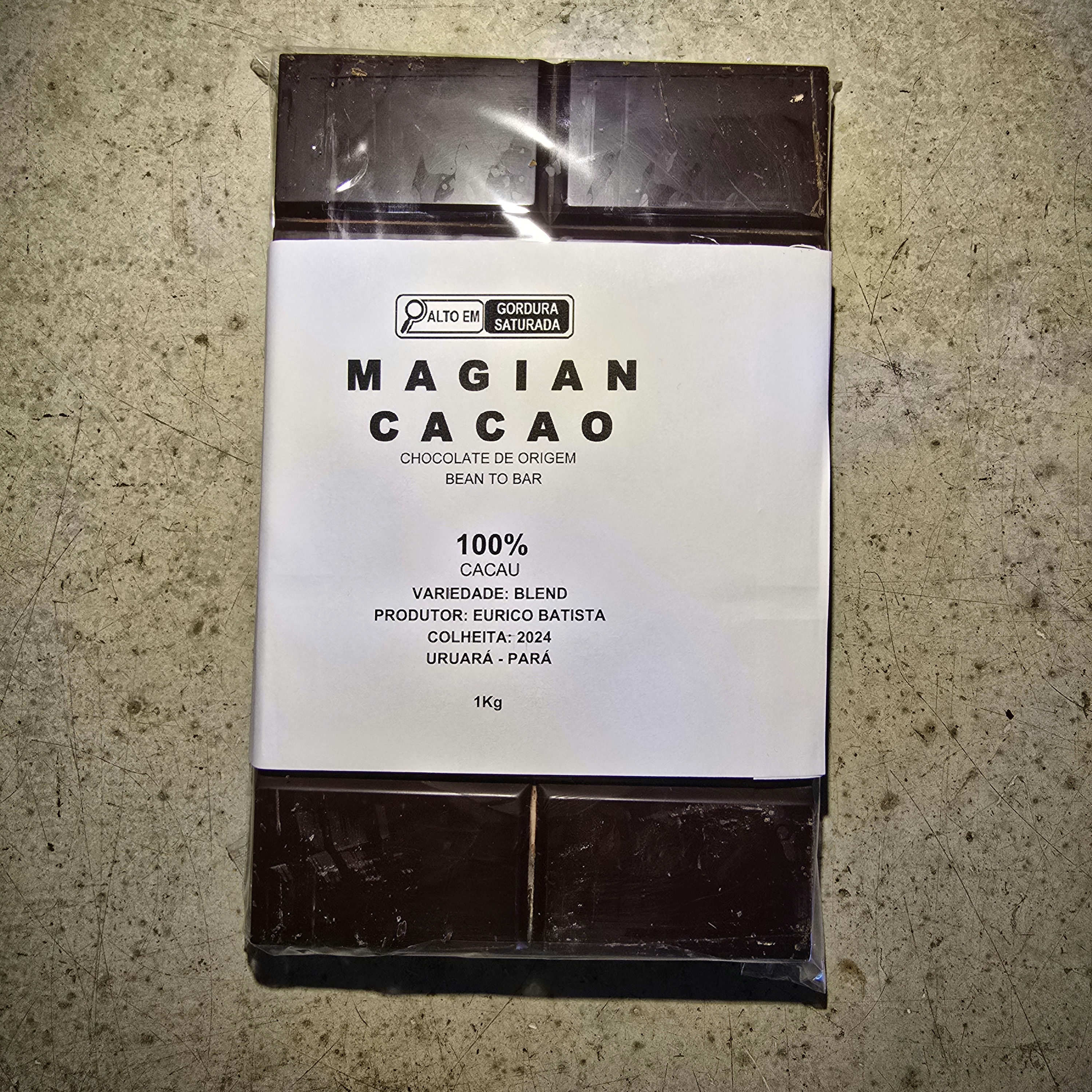 100 % CACAU 1KG AMAZÔNIA - USO CULINÁRIO