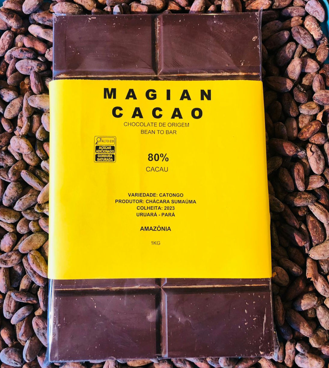 CHOCOLATE 80% CACAU 1KG