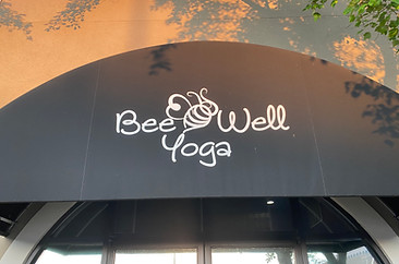 our logo above our front door