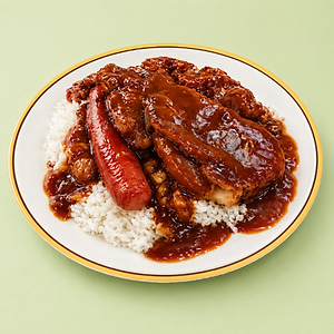 Black Pepper Sauce Chicken Rice 黑椒雞扒飯