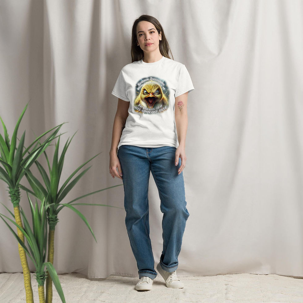 Thumbnail: I'm Ducking Unisex classic tee / T-shirt classique unisexe « Je me cache »