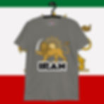 Thumbnail: IRAN LION SWORD Short-Sleeve Unisex T-Shirt / T-shirt unisexe à manches courtes