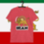 Thumbnail: IRAN LION SWORD Short-Sleeve Unisex T-Shirt / T-shirt unisexe à manches courtes