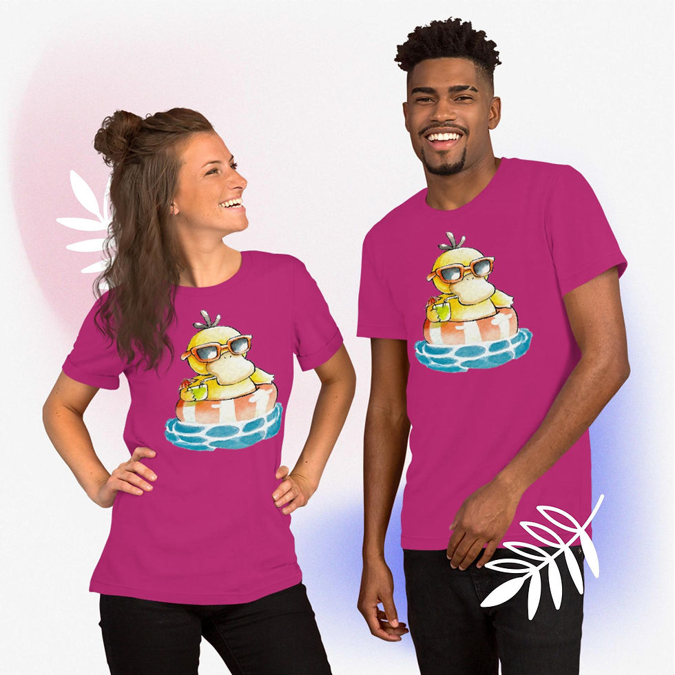 Thumbnail: Psyduck #0053 Water Pokemon Unisex t-shirt