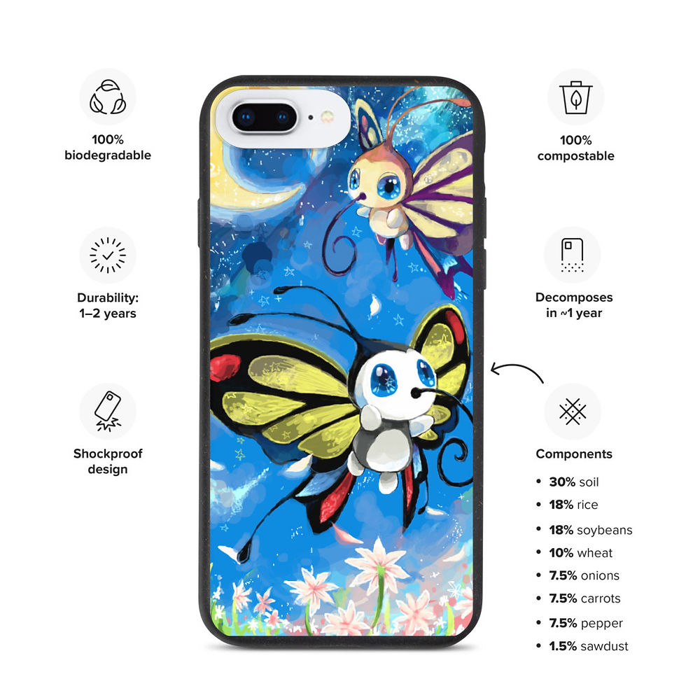 Thumbnail: Beautifly Pokemon Biodegradable Iphone case