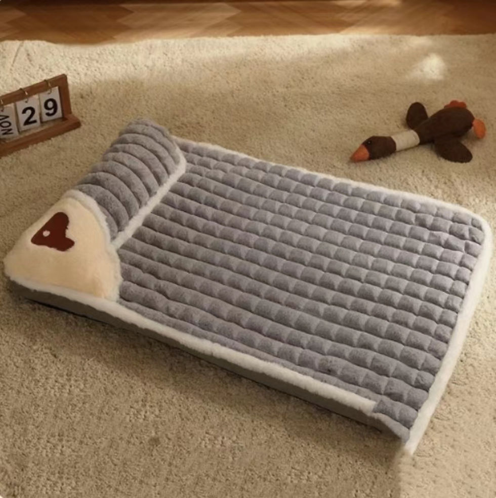 Miniatura: Cama para cachorro lavável à máquina, com capa removível, almofada ortopédica