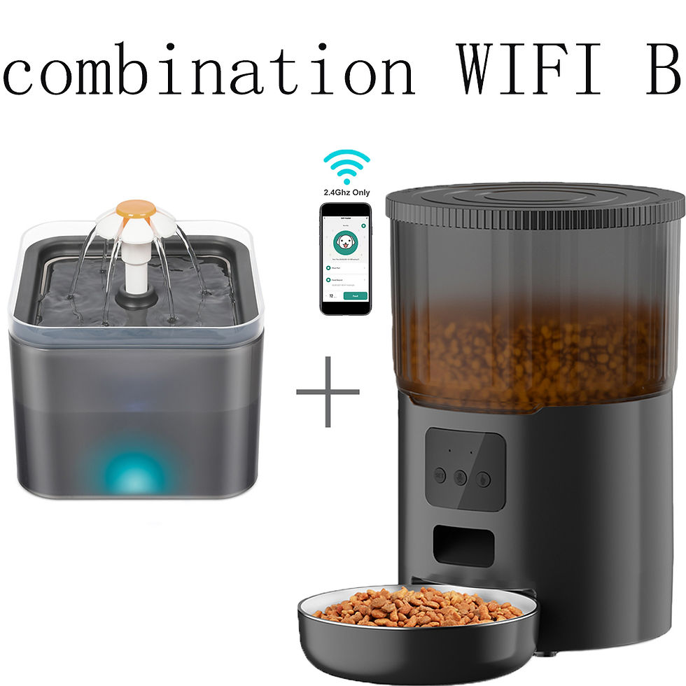 Miniatura: Comedouro automático para pets de 4 L com Wi‑Fi Tuya, dispensador inteligente.