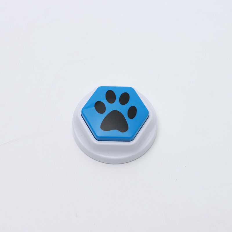 Miniatura: Brinquedo para cães com som de apertar, com estampa de pata.