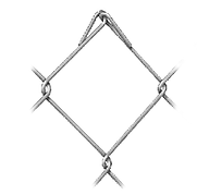 Brock fence KNUCKLE type of chain link fence