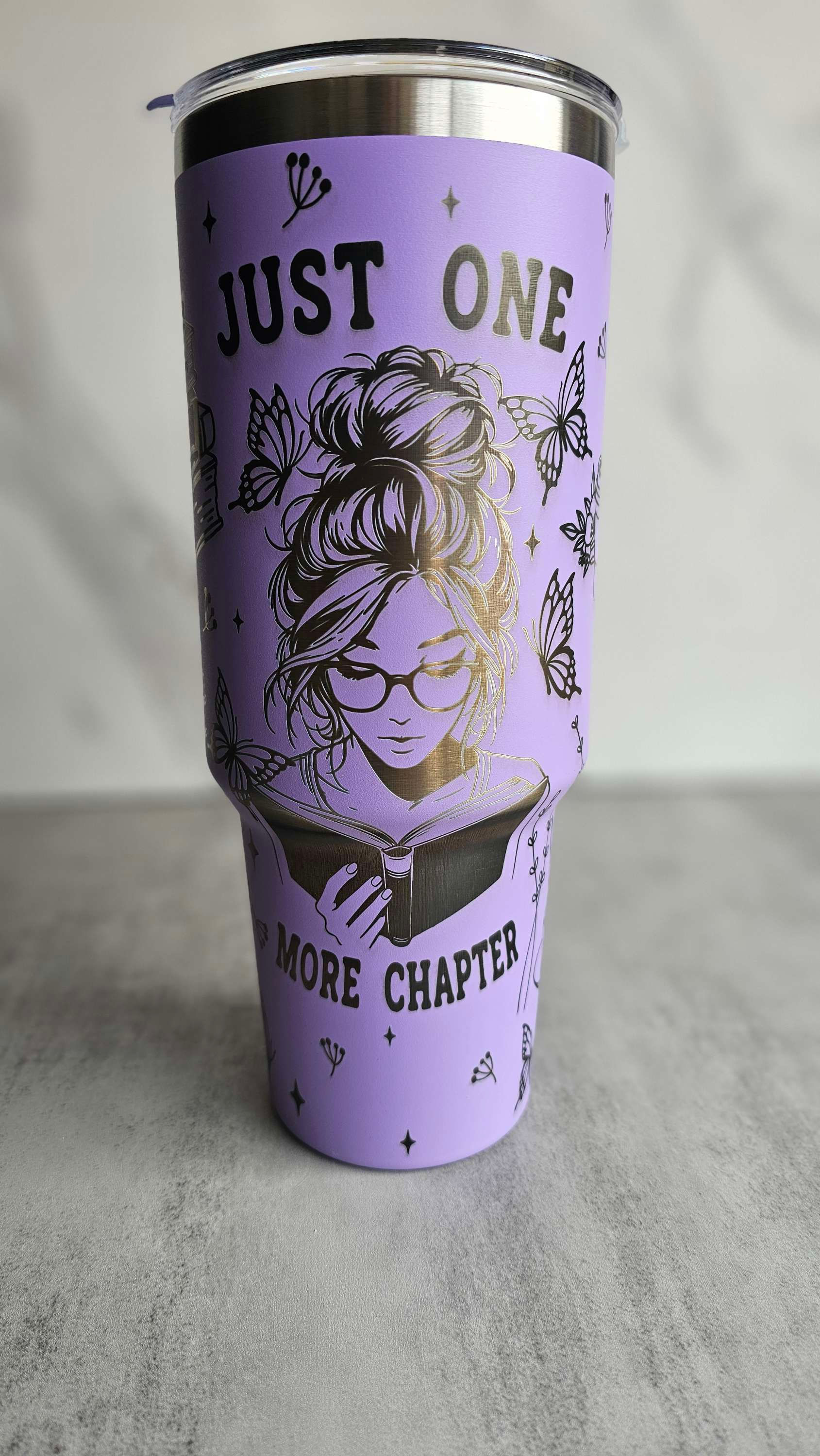 Book Lovers Laser Engraved Tumbler