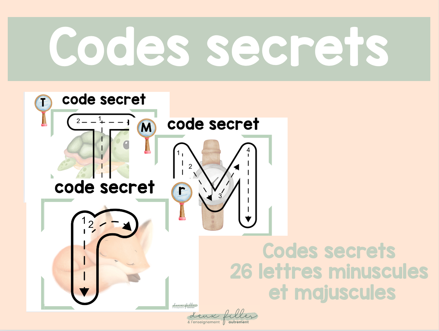 Code secret de l'alphabet