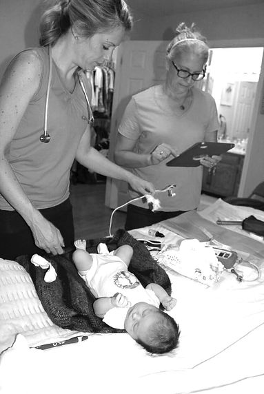 Newborn exam at home