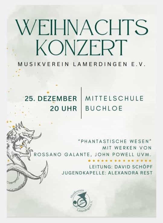 Weihnachtskonzert des MVL