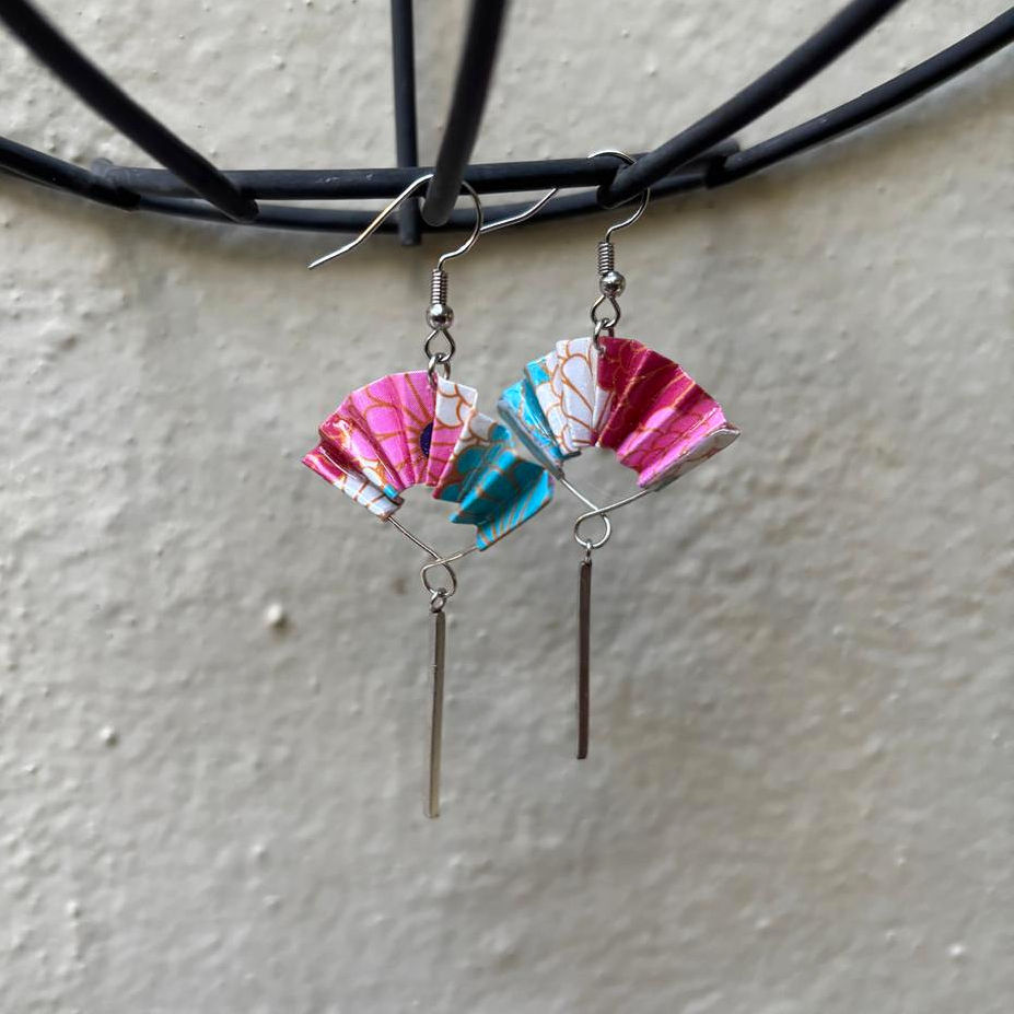 Thumbnail: Origami Mini Fan - Patterned