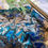 Thumbnail: Blue, White, Gold Swirled Tray
