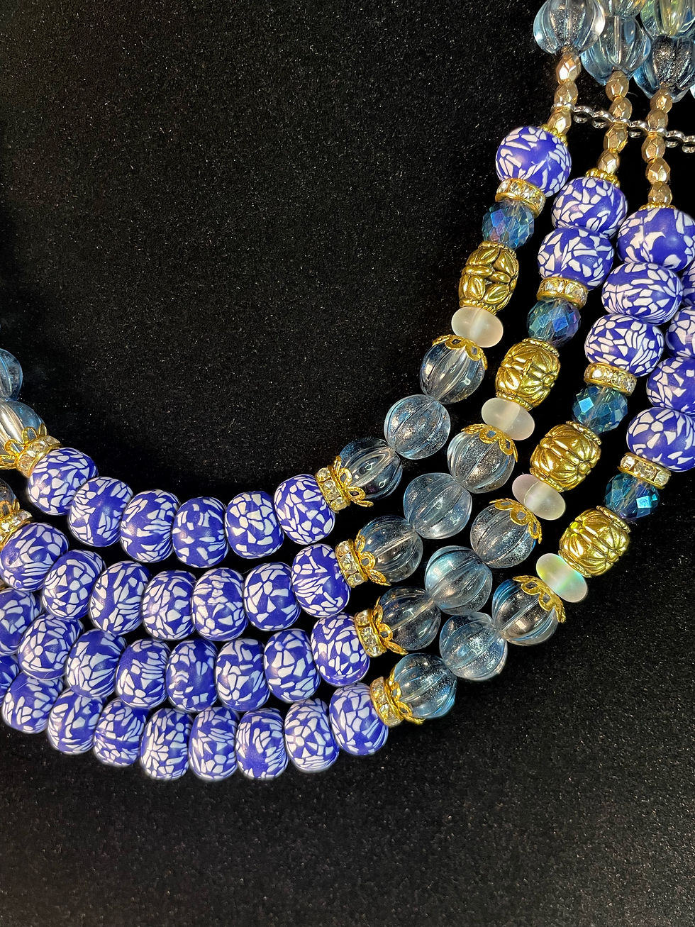Thumbnail: Blue Brixley Necklace