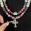 Thumbnail: Nirva Cross and Key Necklace