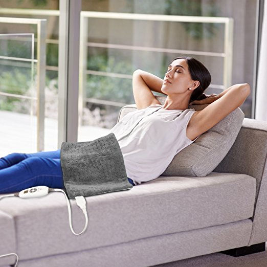 Relaxing and pain relief with King Size Heating Pad
