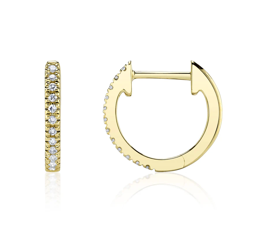 Thumbnail: Medium Huggie Earrings