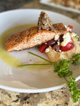 salmon, fresh seafood, north andover, restaurant, menu item