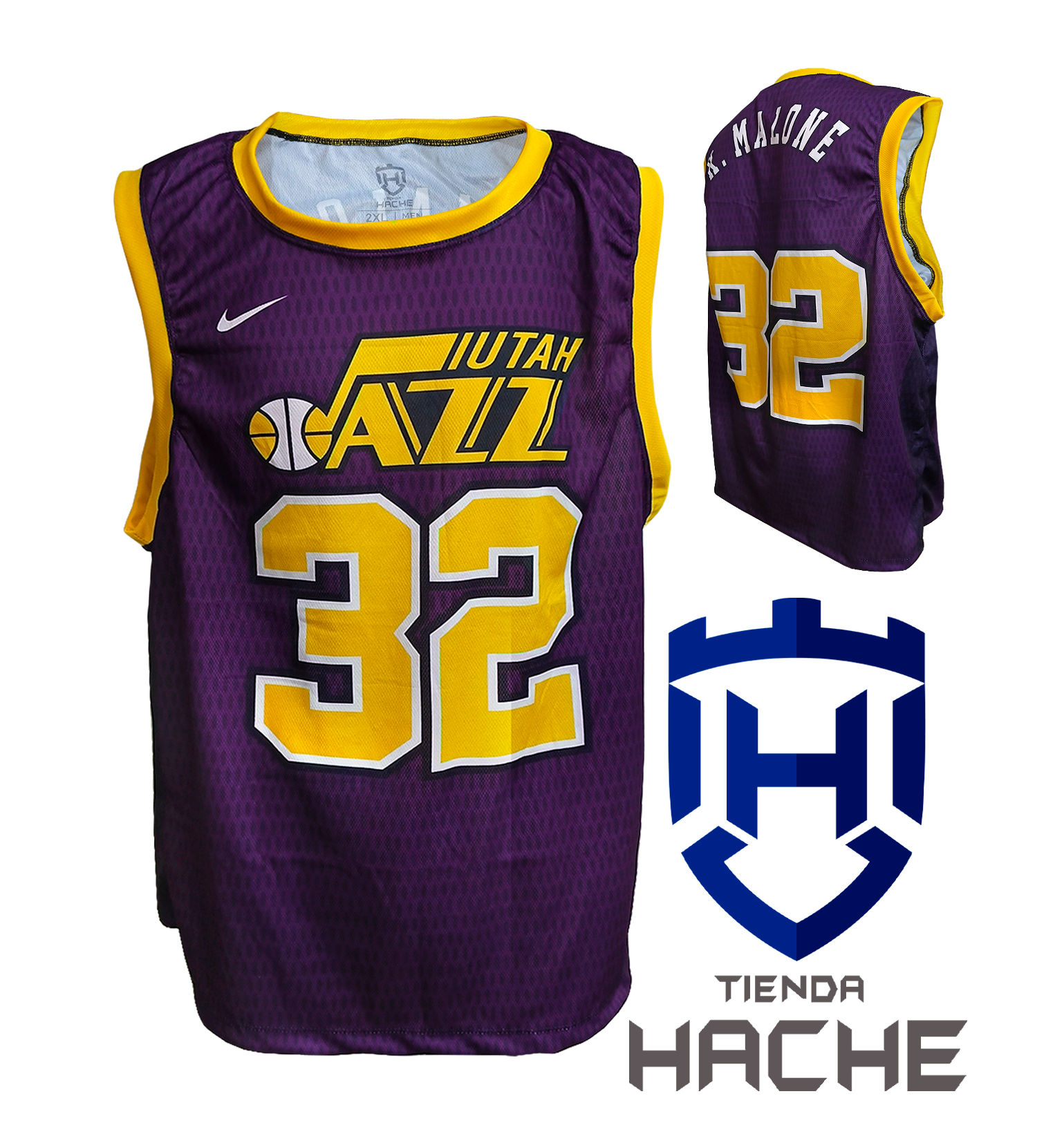 Camiseta Jutah Jazz Karl Malone