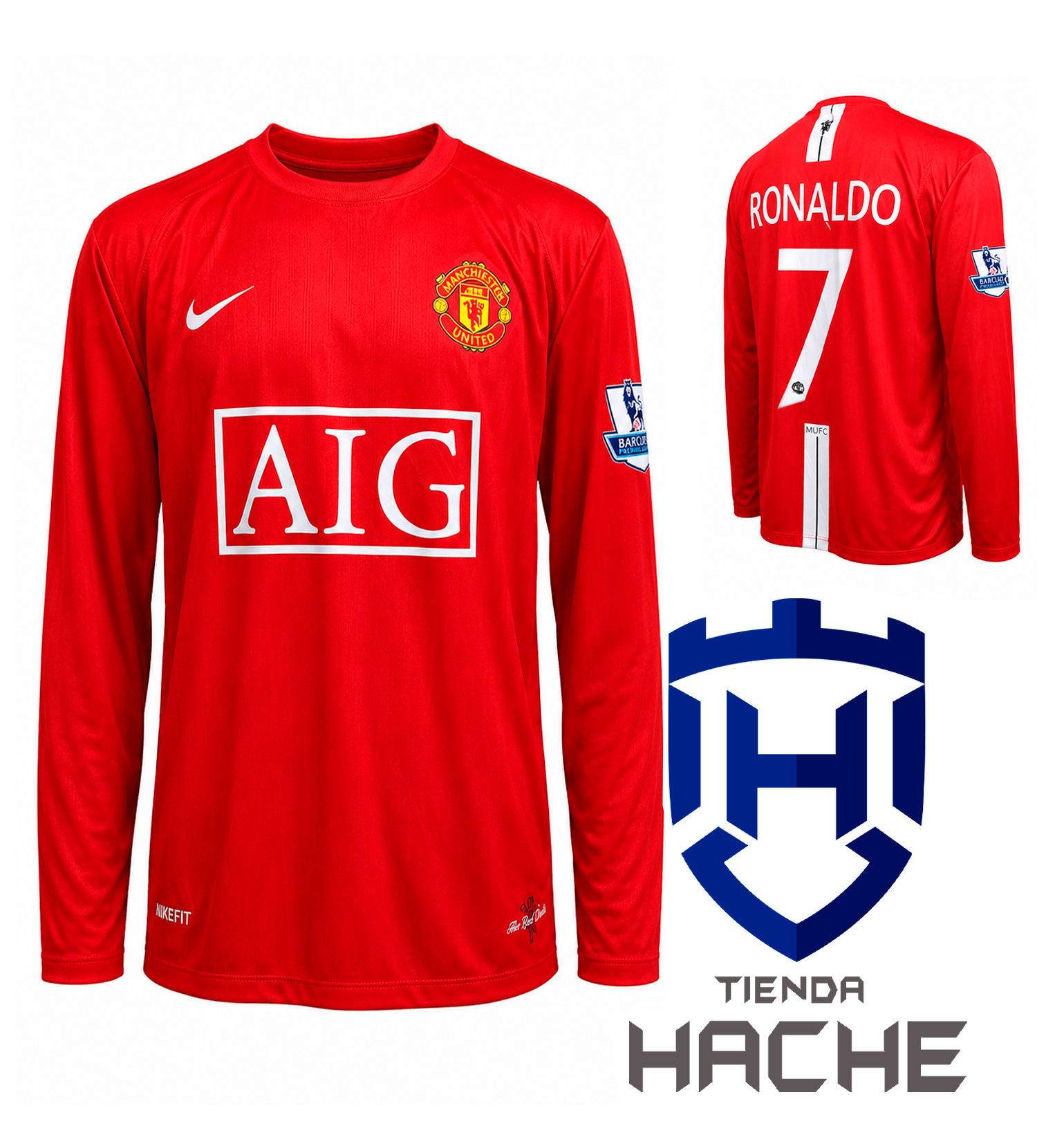 Camiseta Manchester United FC Ronaldo 07/08 (Primera Equipacion)