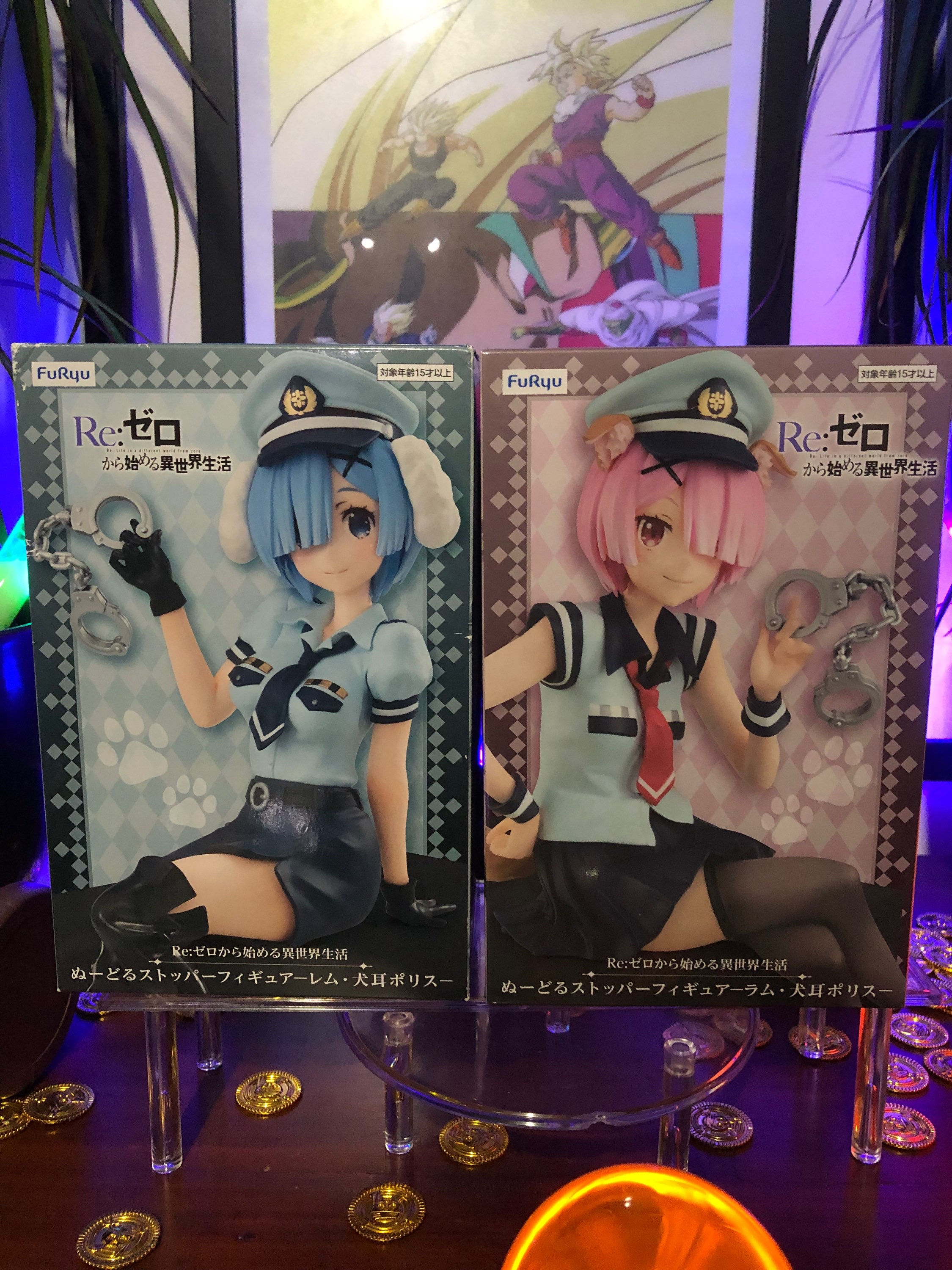 Re:Zero - Noodle Stopper Ram & Rem Inumimi Police Adjudants