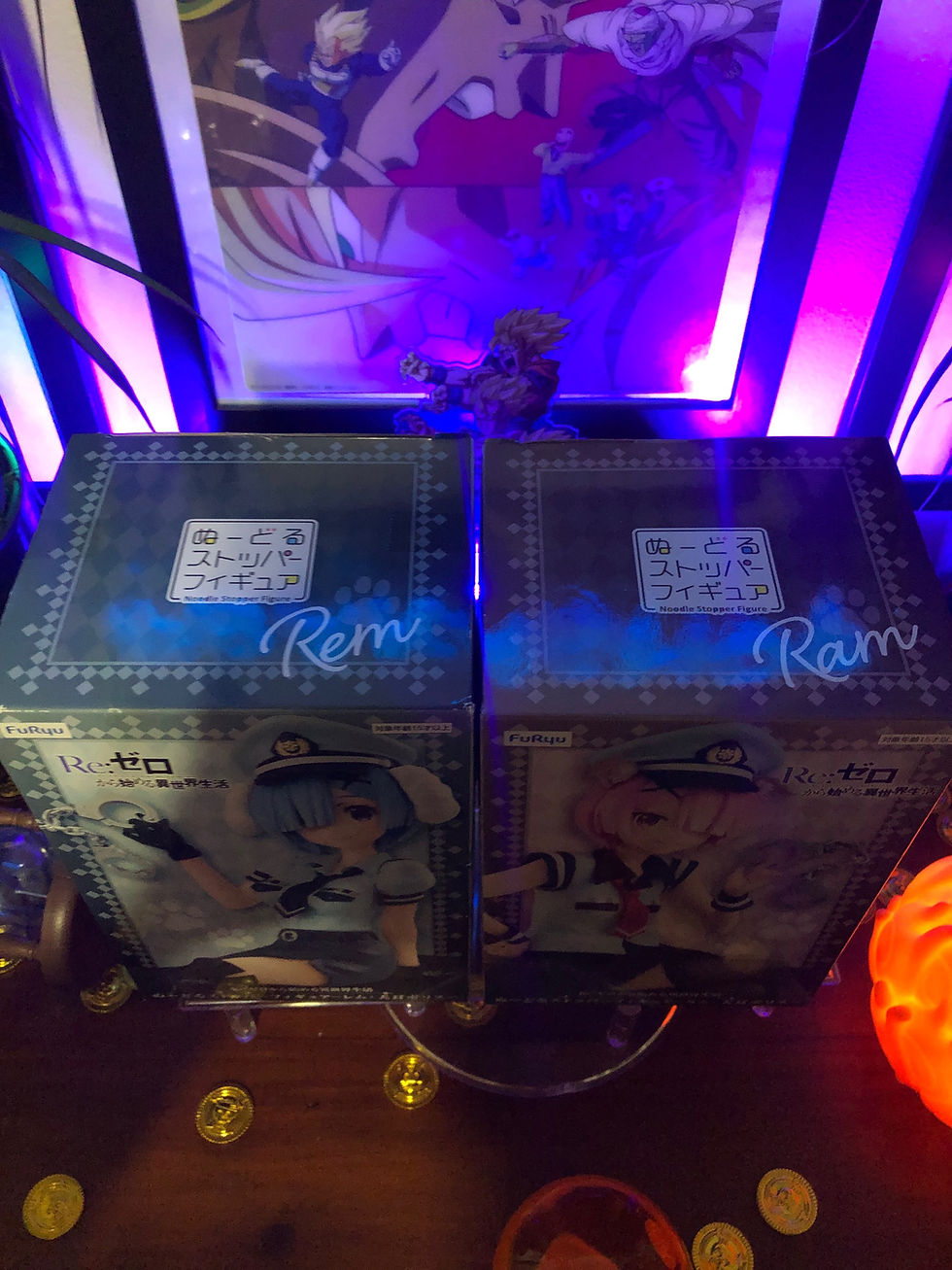 Miniature : Re:Zero - Noodle Stopper Ram & Rem Inumimi Police Adjudants