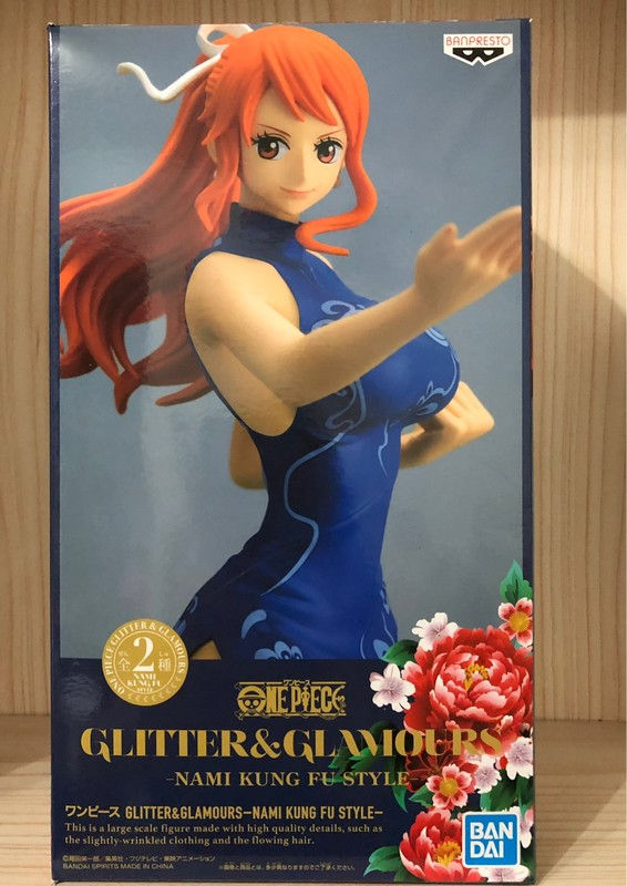 BANPRESTO - One Piece - Glitter &amp; Glamours Nami Kung fu Style (Blue)