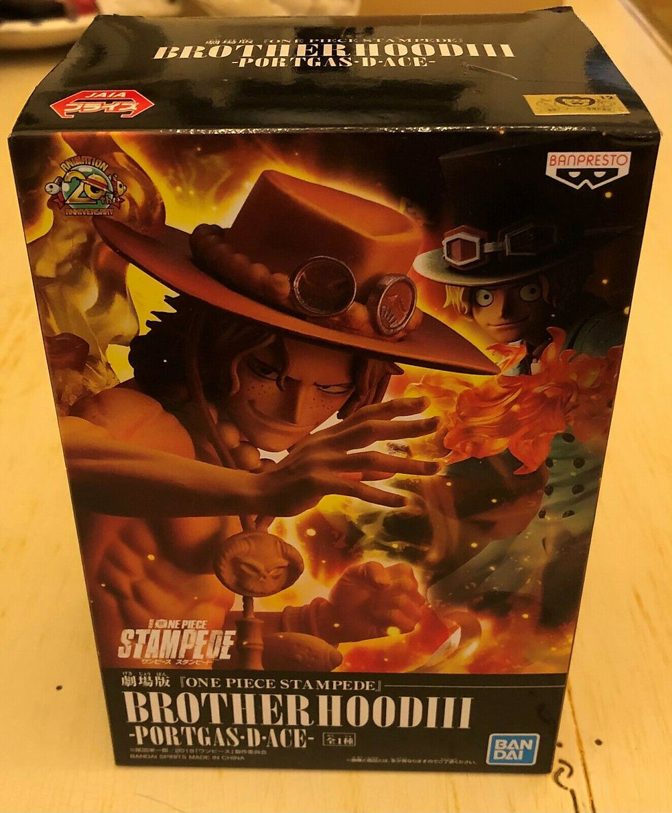 Miniature : BANPRESTO - One Piece - Brotherhood 3 Sabo & Ace (Set Complet)