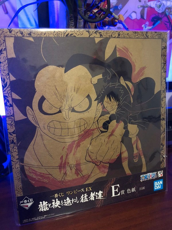 BANDAI - One piece - Ichiban kuji Ex Dragon and Heroes in a row Shikishi (E)